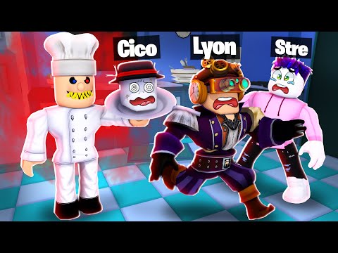 SCAPPIAMO DAL RISTORANTE DI MR SPAVENTO SU ROBLOX!!