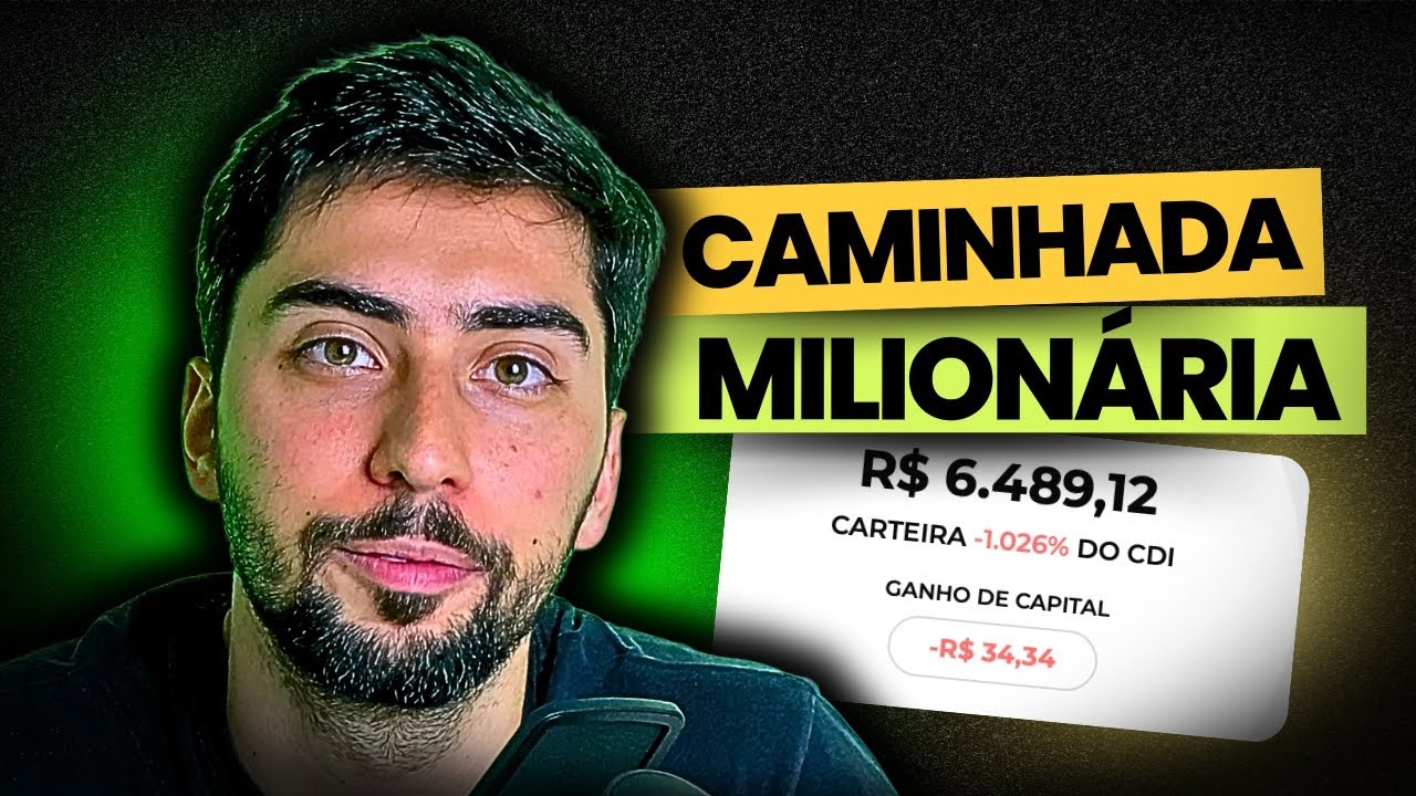 #01 CAMINHADA MILIONÁRIA | INVESTINDO R$500 TODOS OS MESES