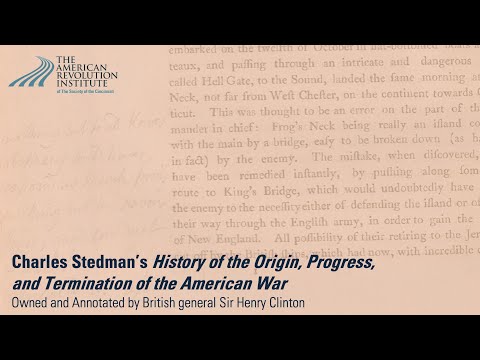 Charles Stedman's History of the Origin, Progress, and Termination of the American War