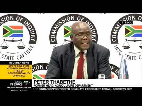 State Capture Inquiry | Former Free State Agriculture HOD testifies