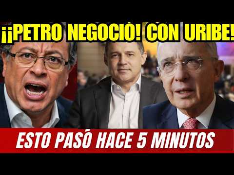 ¡CONFESÓ TODO! Uribe ROMPE EL SILENCIO y REVELA cómo PETRO NEGOCIÓ con HONORIO ENRÍQUEZ