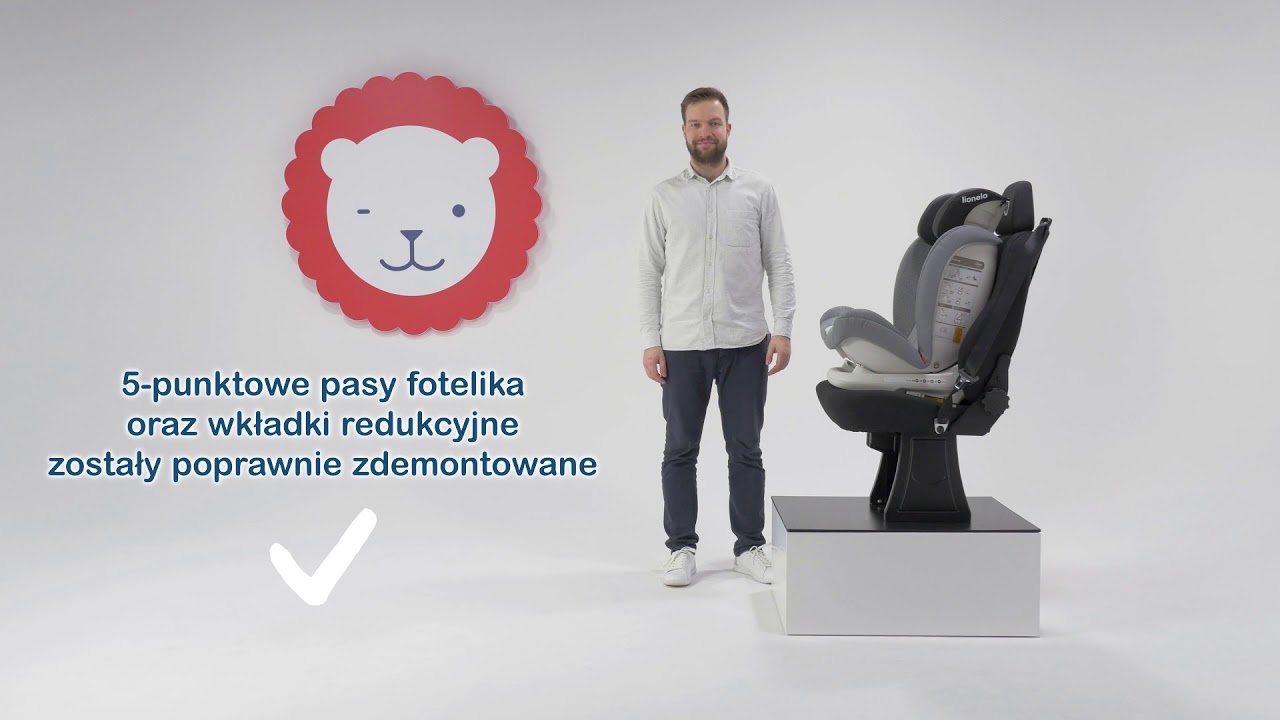 Lionelo Oliver - instrukcja montażu fotelika samochodowego (9-36 kg)