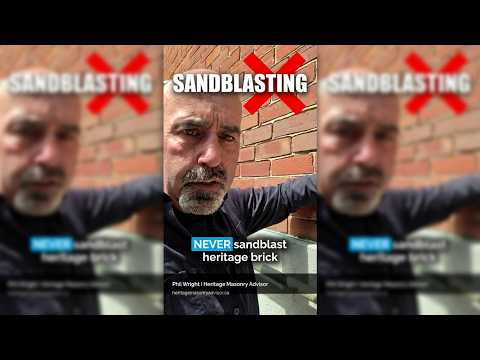 Why Sandblasting Destroys Heritage Brick - And What To Do Instead