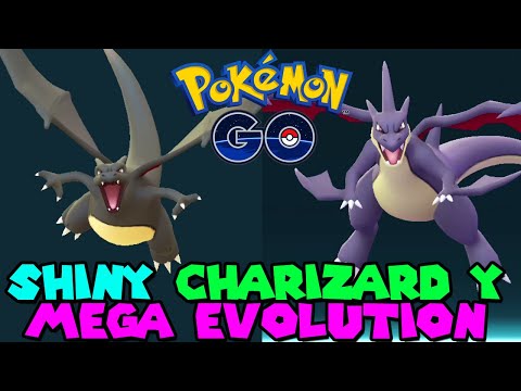 SHINY MEGA CHARIZARD Y EVOLUTION in Pokemon Go - SHINY CHARIZARD MEGA EVOLUTION