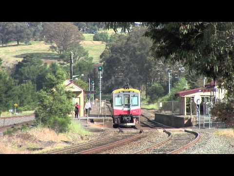 Sprinter Railcars at Kilmore East.  Sat 22/10/11