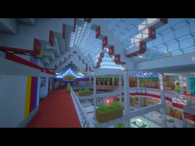 Starcourt Mall Stranger Things Season 3 Minecraft Map