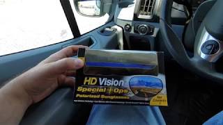 HD Vision Special Ops Polarized Sunglasses quick review