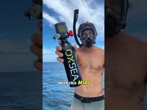 OXSEA Mini Diving Tank and the OXAIR Full Face Mask