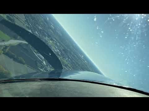 Romeo Zanotto Cessna 182 basso passaggio e atterraggio padova aeroporto