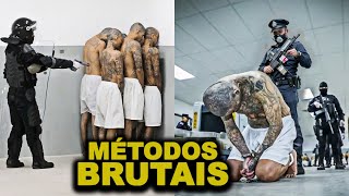 Novos vídeos de dentro da mega prisão de El Salvador viralizam!