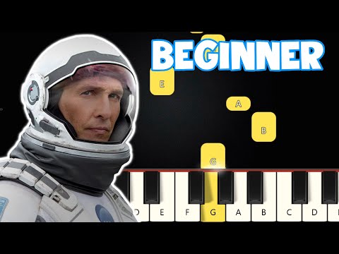 Interstellar - Hans Zimmer | Beginner Piano Tutorial | Easy Piano