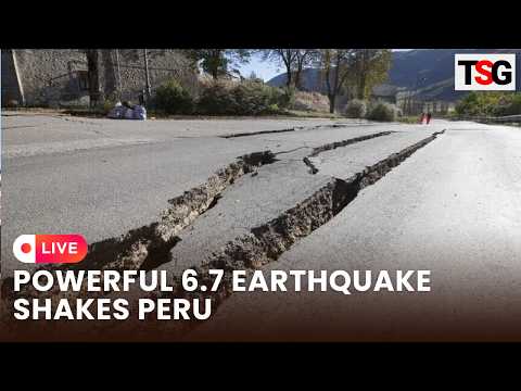 Peru Earthquake LIVE | Powerful 6.7 Quake Shakes Southern ...