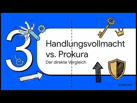 Handlungsvollmacht und Prokura