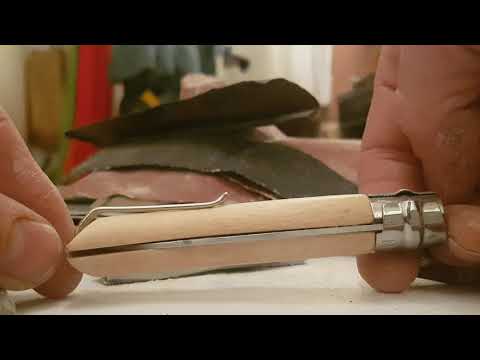 Opinel No 7 wire pocket clip 1,5mm Draht als Clip diy