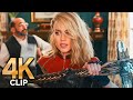 Captain Marvel Ms Marvel Swapping Place Fight Scene THE MARVELS 2023 Movie CLIP 4K