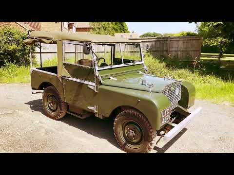 motodrome 1950 land rover series 1 80in for sale walkaround