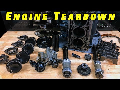 2.0 TSI Engine Bottom End Teardown ~Pistons, Balance Shafts Oil Pump