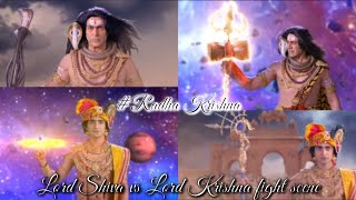 Lord Krishna vs Lord Shiva Fight Scene  RadhaKrish