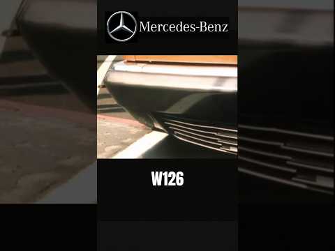Mercedes-Benz W126 paragolpes resistencia #mercedes #mercedesbenz #mercedesw126 #w126 #classiccars