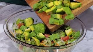 Avocado Bliss: A Refreshing Salad Sensation | Easy Salad Recipe!