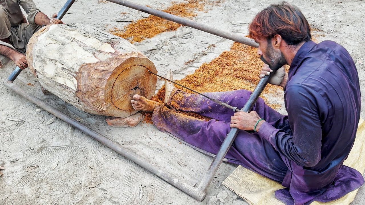 Wonderful Process of Making Wooden Musical Dhol Drum | How Fantastic Dhol Drum is Made