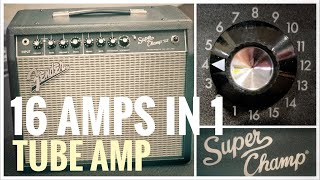 Video thumbnail for Fender Super Champ X2 - Actually sounds like 16 different TUBE AMPS! by Johan Segeborn