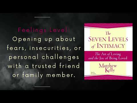 Control your level of intimacy in all your relationships - The seven levels of intimacy