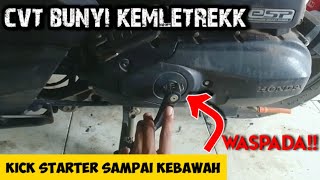 Download lagu OVERCOMING THE NOISY CRANK SOUND OF THE BEAT FI CVT mp3