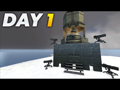 DUO Claiming a Broken Base Location On Day 1 - Ark