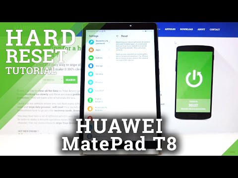 How to Factory Reset HUAWEI MatePad T8 – Erase Storage by Settings
