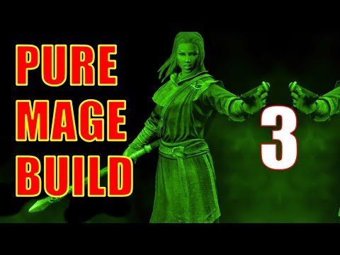 Skyrim Pure Mage Walkthrough NO WEAPONS NO ARMOR #3 - Embershard Mine, The Back Door Strategy