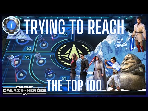 Reaching the Top 100 is My SWGOH Everest - Am I Up to It? GAC 3v3 Kyber 1