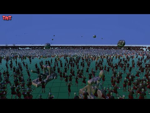 Roman Army vs Calvarys  - Ultimate Epic Battle Simulator - UEBS