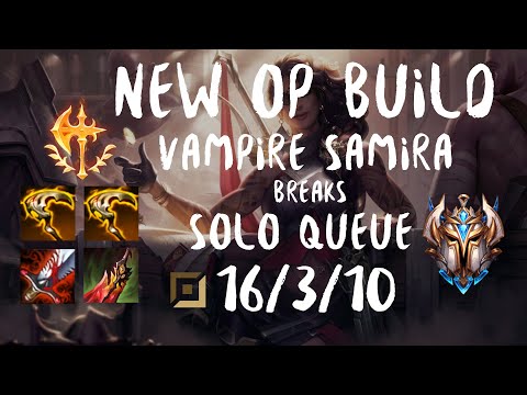 NEW OP BUILD - Rank 1 Samira ADC breaks Solo Queue - EUW Challenger Replay Guide