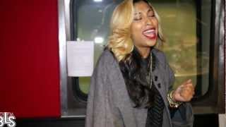 Melanie Fiona sings Whitney Houston&#39;s &quot;Saving All My Love&quot; at the WBLS 107.5 studios