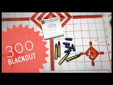 Shooting 300 Blackout - Cast Lee 312-155-2R - IMR 4227 - Unis Ginex Small Rifle Primer