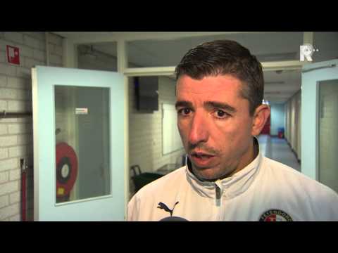 Roy Makaay na afloop van Feyenoord A1 - Ajax A1