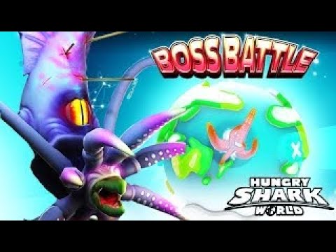 Hungry Shark World: COLOSSAL SQUID BOSS BATTLE