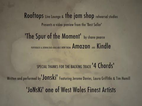 'The Spur of the Moment' Book preview featuring 'Jonski' with '4 CHORDS'