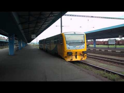 Přistavení vlaku Os 27212 (ČD 814.035) - Cheb, 15. 6. 2013