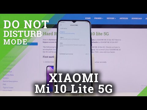 How to Enable Do Not Disturb Mode on XIAOMI Mi 10 Lite 5G – Turn On Do Not Disturb Mode