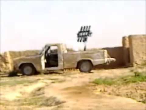 التصدي للرتل القادم من اللواء 93 الى مدينة الرقة بواسطة الرشاشات الثقيلة من قبل كتيبة أنوار الحق