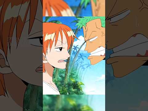 Zoro hates bossy Nami #onepiece #zoro #nami