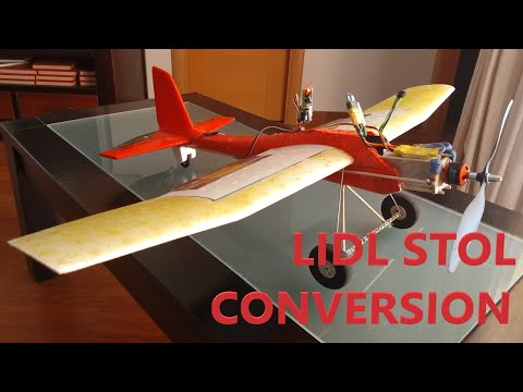 how-to-lidl-glider-conversion-to-rc-stol-short-takeoff-and-landing-radiocontrolled-plane