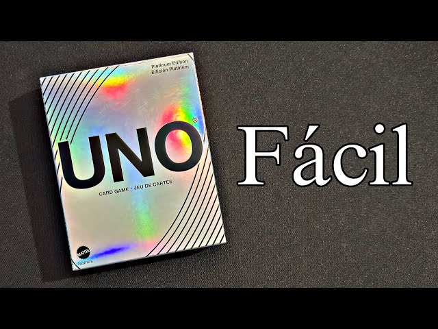 Vídeo relacionado con Mattel Games UNO Edición Platino Juego de Cartas coleccionables de Primera Calidad, para Noches en Familia, Noches de Juego, Viajes, acampadas y Fiestas, HPY61