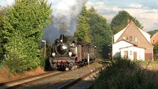 preview picture of video '100 Jahre Wilstedt-Zeven-Tostedter Eisenbahn WZTE mit 7906 Stettin pr.T13 MEM'