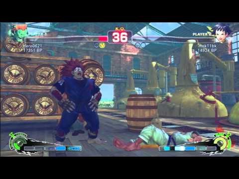 SSF4 Rank Match  hero0621 (BL)  vs  mok11bk (MK)