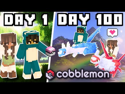 100 Days w/ MY GIRLFRIEND in Cobblemon (Minecraft Pokémon)