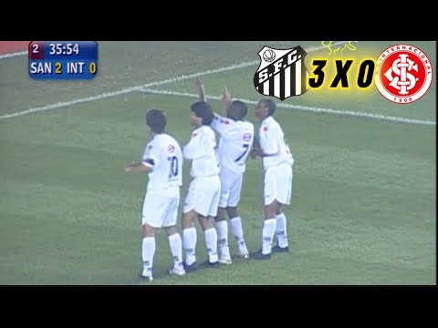 SANTOS 3 X 0 INTERNACIONAL BRASILEIRÃO 2004