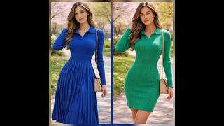 Balík 270/26, 25 kg, dámské úpletové šaty, 1. jakost + cream, cca 62 ks, velikosti S–4XL, Originál Anglie